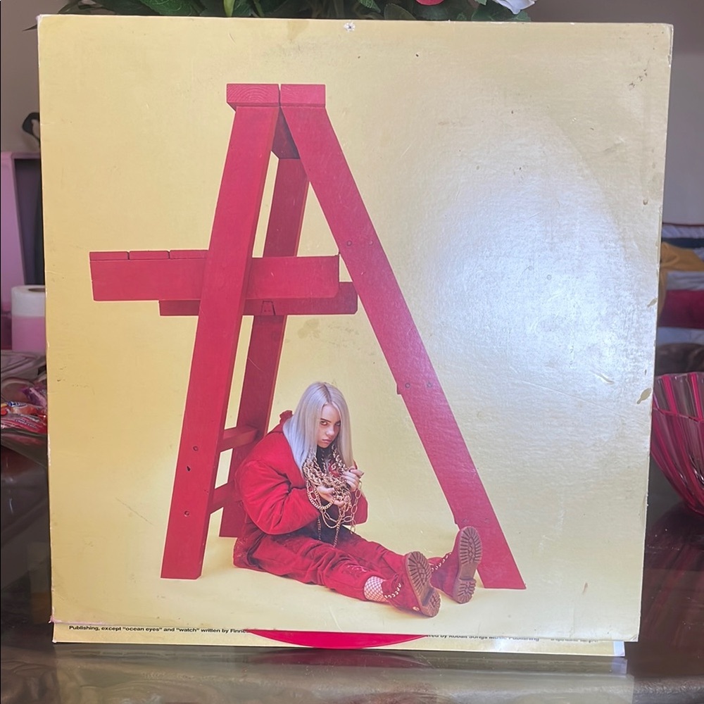 Red Vinyl Record Album